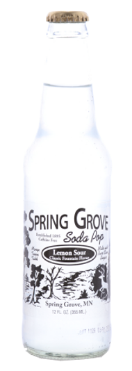 Spring Grove Lemon Sour Soda Pop
