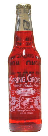 Spring Grove Strawberry Soda Pop