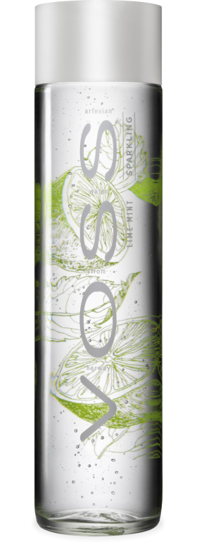 voss mint lime water