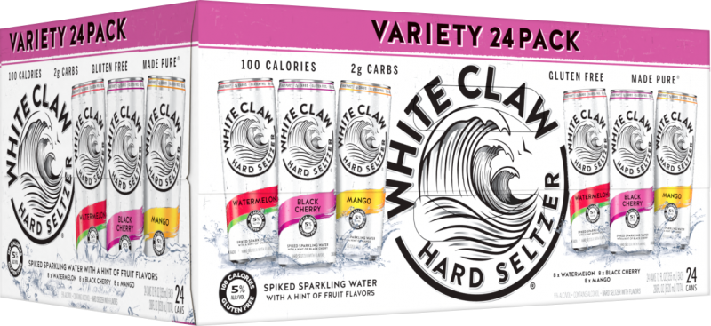 White Claw 24 Pack Variety