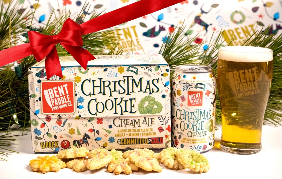 Bent Paddle Christmas Cookie