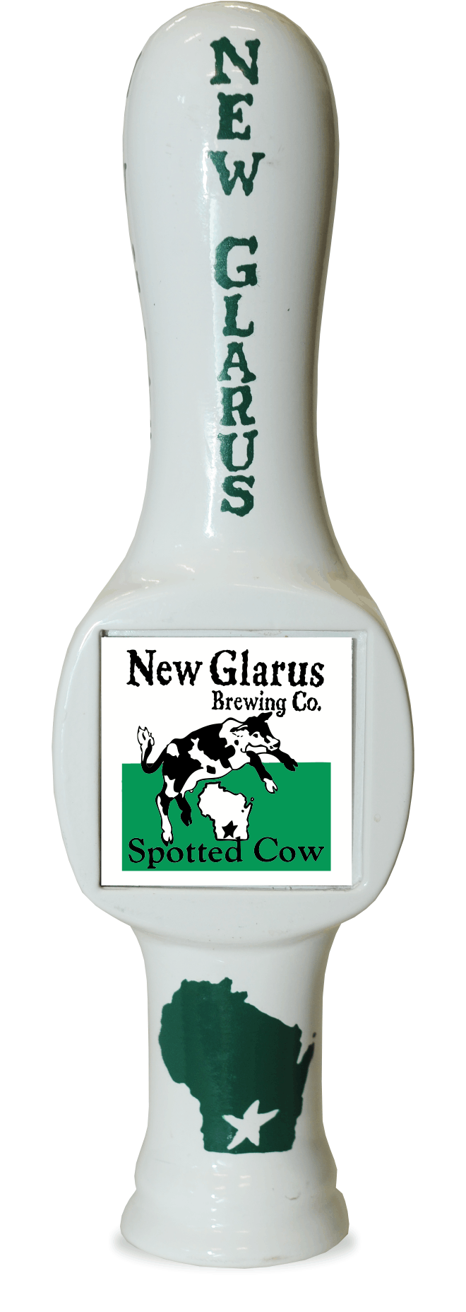New Glarus Spotted Cow has a beverage tapper!