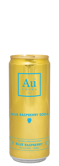 Au Vodka Soda Blue Raspberry