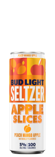 Bud Light Seltzer Apple Slices Peach Mango Apple