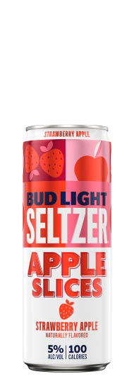 Bud Light Seltzer Apple Slices Strawberry Apple