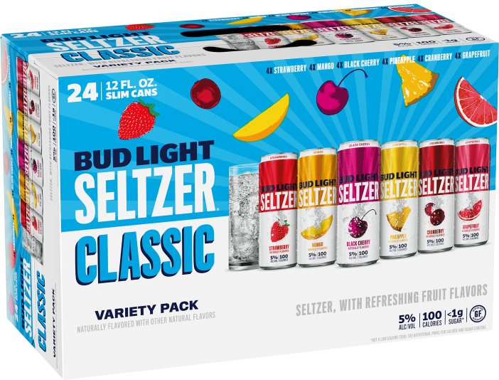 Bud Light Seltzer Classic Variety 24 Pack