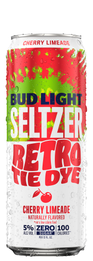 Bud Light Seltzer Retro Tie Dye Cherry Limeade