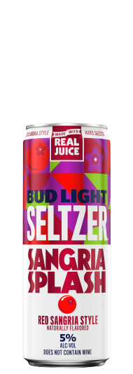 Bud Light Seltzer Sangria Splash Red Sangria Style