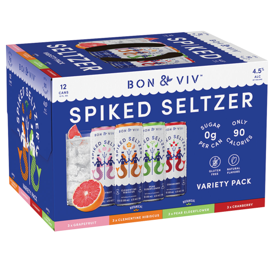 Bon & Viv Spiked Seltzer Variety Pack
