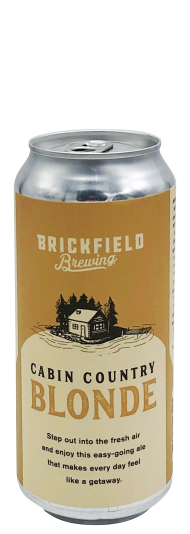 Brickfield Brewing Cabin Country Blonde