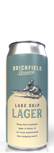 Brickfield Brewing Lake Skip Lager