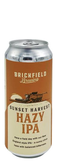 Brickfield Brewing Sunset Harvest Hazy IPA