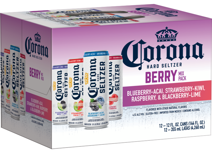 Corona Seltzer Berry Variety Pack Corona Seltzer Berry Variety Pack