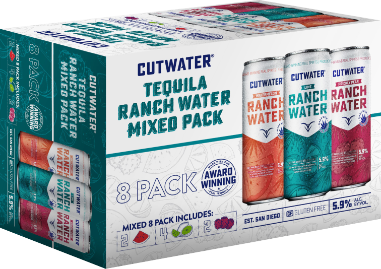 Cutwater Tequila Ranch Water Mixed Pack