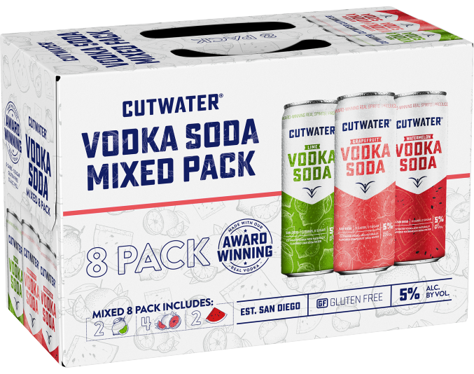 Cutwater Vodka Soda Variety Pack