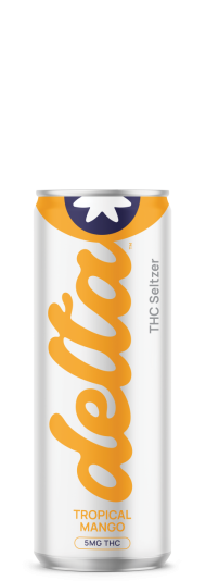 Delta 5mg THC Seltzer Tropical Mango
