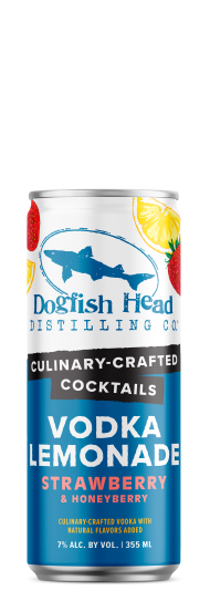 Dogfish Head Culinary-Crafted Cocktails Strawberry and Honeyberry Vodka Lemonade