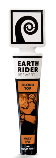Earth Rider Cloud Top Hazy IPA has a beverage tapper!