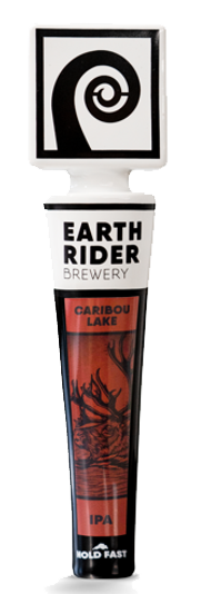 Earth Rider Caribou Lake Indian Pale Ale has a beverage tapper!