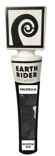 Earth Rider Valhalla Scotch Ale has a beverage tapper!