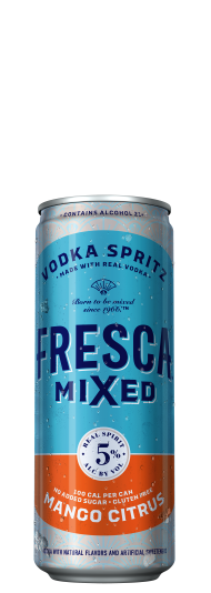 Fresca Mixed Mango Citrus Vodka Spritz