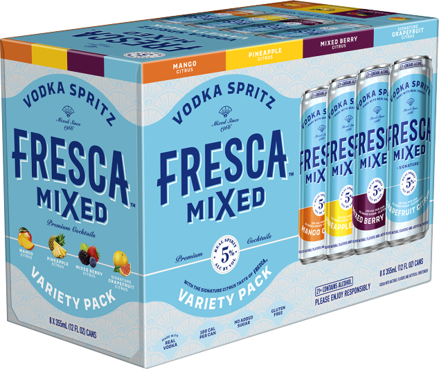 Fresca Mixed Vodka Spritz Variety Pack Fresca Mixed Vodka Spritz Variety Pack