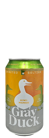 Gray Duck Seltzer Kiwi-Mango