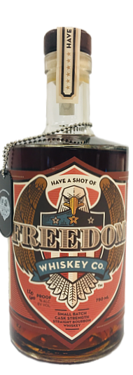 Have a Shot of Freedom Cask Strength Bourbon Whiskey