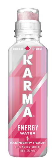 Karma Energy Water Raspberry Peach