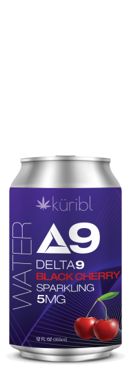 Kuribl Delta9 Sparkling Water Black Cherry