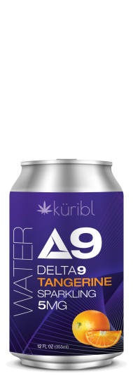 Kuribl Delta9 Sparkling Water Tangerine