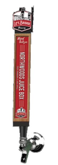 Lift Bridge Northwoods Juice Box has a beverage tapper!