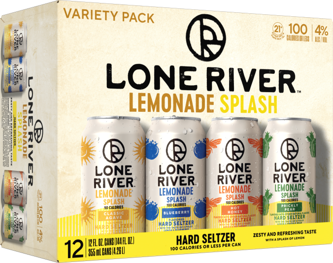 Lone River Lemonade Splash Variety Pack