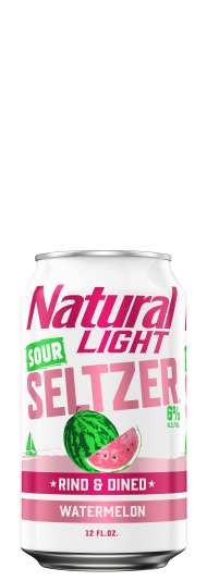 Natural Light Sour Seltzer Rind & Dined Watermelon