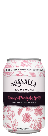 Nessalla Kombucha Grapefruit Eucalyptus Spritz