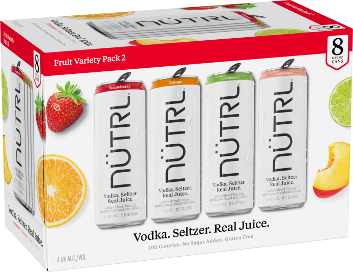 Nutrl Vodka Seltzer Fruit Variety #2