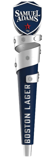 Sam Adams Boston Lager has a beverage tapper!