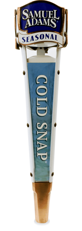 Sam Adams Cold Snap has a beverage tapper!