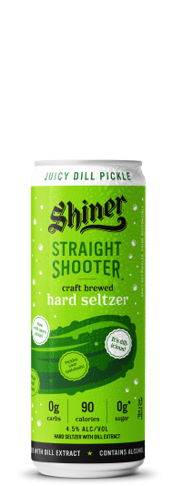 Shiner Straight Shooter Seltzer Juicy Dill Pickle