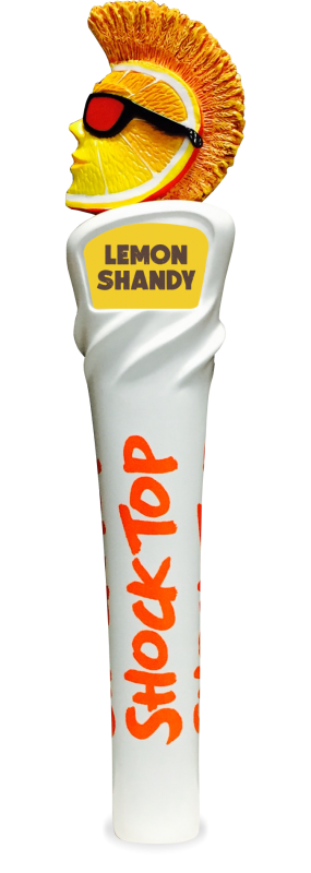 Shock Top Lemon Shandy has a beverage tapper!
