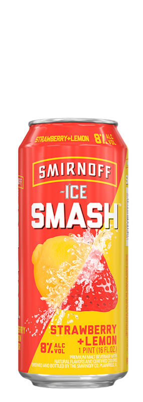 Beer Smirnoff Ice Smash Strawberry Lemon Bills Distributing