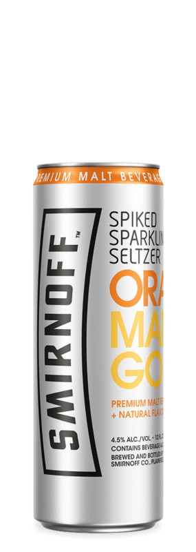 Smirnoff Sparkling Seltzer Orange Mango