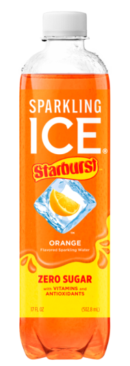 Sparkling Ice Starburst Orange