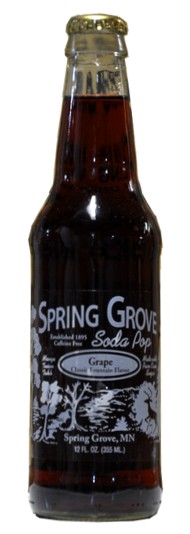 Spring Grove Grape Soda Pop
