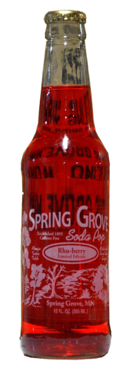 Spring Grove Rhu-berry Soda Pop