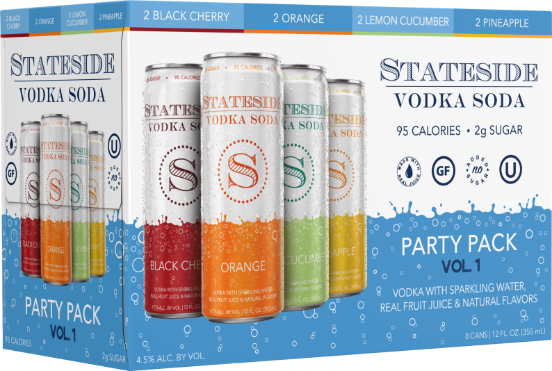 Stateside Vodka Soda Party Pack Vol. 1