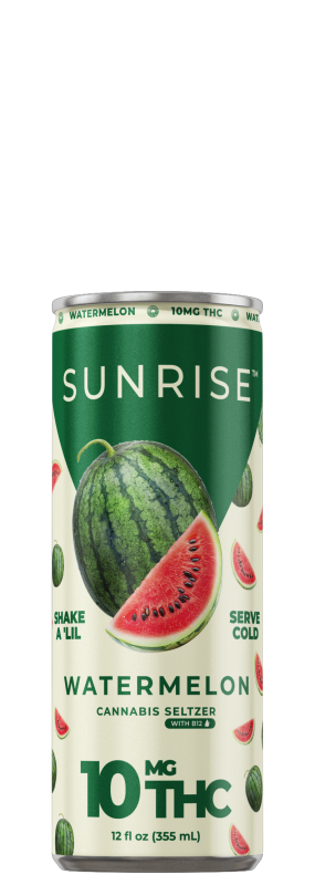 Sunrise Cannabis Seltzer 10mg Watermelon