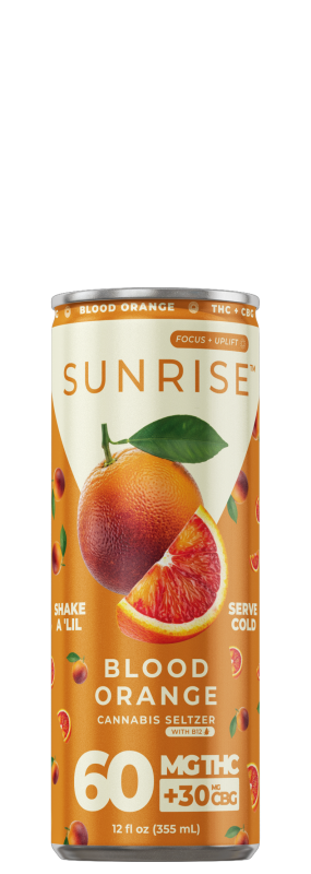 Sunrise Cannabis Seltzer 60mg Blood Orange
