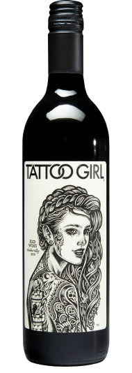 Tattoo Girl Red Blend