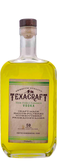 Texacraft Sour Pickle Flavored Vodka